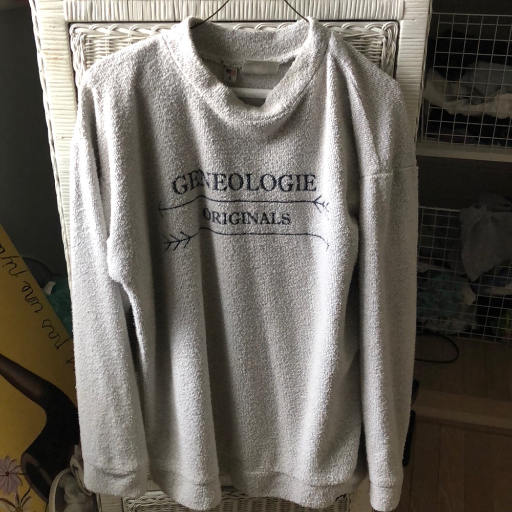 Mock neck wool Geneologie crewneck